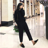 Sweater Two Piece Knitted Pants Sets Slim Tracksuit Christmas Spring Autumn Fashion Sweatshirts Sporting Suit