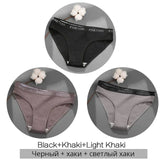 Women's Cotton Briefs Women's Panties Sexy Female Underpants Solid Color Panty Intimates Women Underwear M-2XL