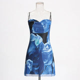 Sexy Sweet And Spicy Dress Dress 2025 Summer New Design Mesh Slings Short