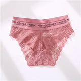 Seamless Women's Panties High Waist Letter Printed Plus Size Briefs Femme Pantys Sexy Lace Underpants For Women