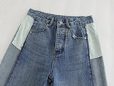 2023 Jeans For Women Mid-Rise Denim Trousers Women Streetwear Y2k Pants Woman Fashion Asymmetric Frayed Hem Summer