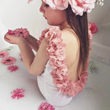 Girl One-Piece Swimsuit Suits Toddler Infant princess Girls Watermelon 3D Flower Swimwear Swimming Kids Holiday Beach