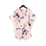 Sexy Bohemian Print Self Belt Mini Dress Tunic Women Clothing Summer Beachwear Casual High Street Dresses