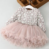 Girls Dress 2021 Girls Clothes Princess Party Dress Backless Lace Tutu Layered Dress Elegant Ceremony Teenage
