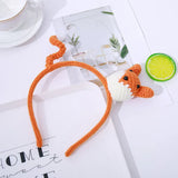 Zingj Wool Knitting Hair Band Female Super Cute Cute Children Slip Headband Autumn Winter Fashion Hair Card