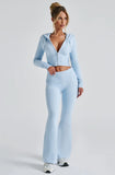Autumn New Women's Decoration Short Hooded Top Sleeves Casual Pants Fashion Set Women's Two-Piece