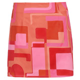 Print Korean Cute Mini Skirts Women Summer Clubwear Aesthetic 2000s Outfits Streetwear Fashion Skirts