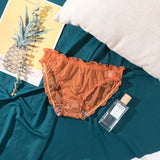 Sexy Panties Lace Underpants Low-Rise Panties Hollow Mesh Transparent Perspective Briefs Female Fashion Underwear