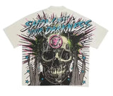 Zingj Retro Men's Cartoon Hip-Hop Short-Sleeved Cotton T-Shirt American Kawayi Long Clothes Y2k Short Sleeves 211-1-Outfit