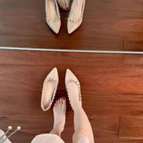 Tip Light Mouth 5Cm ~ Inner Height Single Shoe 2025 New Patent Leather Pedal Evening Wind Ballet