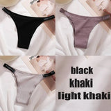 Panties Cotton Briefs Female Underpants Sexy Thong Pantys Underwear Solid Color Intimates Lingerie For Women