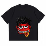 Wear Y2K Clothing T-Shirt Men's And Women's Hip-Hop Cartoon Printed T-Shirt Gothic Super Cotton Short