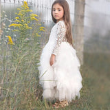 Girls Winter Dress 2021 Brand Backless Teenage Party Unicorn Princess Dress Children Costume for Kids Clothes Pink