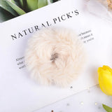 New Winter Plush Scrunchies Women Girls Imitation Mink Elastic Hair Rubber Bands Accessories Tie Hair Ring Holder