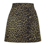 Womens High Waist Faux Suede Double Front Bodycon Mini Hip Skirt Female Pencil A-line Shorts Woman School Girl Skater Skirt