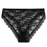 Sexy Perspective Panties Women Underwear Floral Lace Panties Female Lingerie Briefs For Woman Intimate Pantys Plus