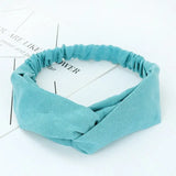 Headband Cross Top Knot Elastic Hair Bands Soft Solid Color Girls Hairband Hair Accessories Twisted Knotted
