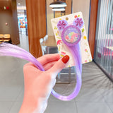 Sweet Colorful Hairpin Lovely Children Girls Hairclip Kids Cute Barrette Cartoon Extension Braider Rainbow Hair