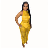Zingj New Women's Wear Sexy Solid Color Knitted Beach