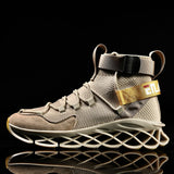 Top Men's Running Shoes High-quality Unique Blade Sole Breathable Mesh Outdoor Profession Cushioning Jogging Sport