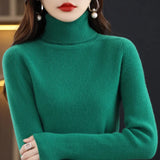Zingj Autumn Winter New Turtleneck Sweater Set Slim Thin Close-Fitting Knit Bottom With Coat Money-Outfit