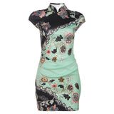 2025 Summer New Women's Clothing Yi Mengling The Same New Chinese Improved Version Of The Cheongsam