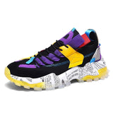 Fashion Retro Sneakers Men Mesh Running Shoes for Mens Comfortable Chunky Dad Shoes Breathable Sports Shoes