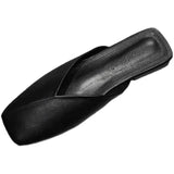 Women's Shoes 41-43 Fat Feet Wide Fat Women's Single Shoes Summer New Sandals Bag Head Half Slippers Wearing Pregnant Women's
