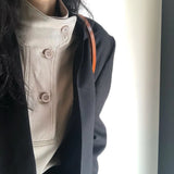 Autumn Long Sleeve tops Women Casual Lapel Shirt fashion Blouse tops