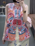 Trend Chinese Style Vest Women's 2023 Design Sense Minority Heavy Industry Embroidery Retro Plate Buckle To Wear A Small