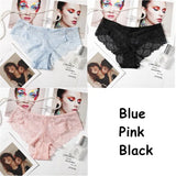 Sexy Lace Panties Solid Soft Breathable Briefs Seamless Women Underwear Ladies Panty Transparent Tempting Low-Rise
