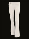Knit Zipper Hodded Top And Pants Set-Outfit