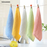 5pcs/lot 25*25cm ULTRA SOFT Baby Bath Washcloths Rayon from Bamboo Towels Perfect Baby Gifts Baby Travel Bathing