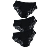 Pcs Cotton Panties Sexy Panty Briefs Lace Panties Women Underwear Lingerie Panties for Female Ladies Floral Pantys