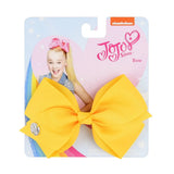 Bows Jojo Siwa Rainbow Printed Knot Ribbon Bow For Girls Handmade Boutique Hair Clip Children Hair
