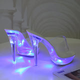Zingj 13CM Luminous Female Slippers