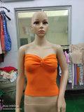 Zingj Base Base Kink Knit Sling Short Tight Back Sexy Play-Outfit