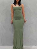Slip Sleeveless Backless Maxi Dress Women 2022 Y2k Summer Bodycon Sexy Elegant Outfits Ladies Birthday Party Club