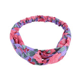 Women Girls Summer Bohemian Hair Bands Print Headbands Vintage Cross Turban Bandage Bandanas Hairbands Hair