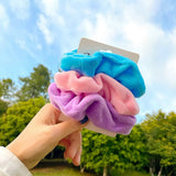 Women Vintage Hair Scrunchies Velvet Scrunchie Set Elastic Hair Bands Girls Headband Ponytail Hair Rope Hair