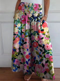 New Hot Women's Fashion Casual To Take Wide Legs Tight Waist Bandwidth