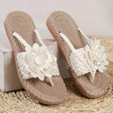 Women's Shoes In Summer, New Flowers, Soft Soles, Large Size, Women's Beach Mop, Outdoor
