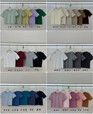 Real-Apamine Solid Short-Sleeved T-Shirt Burst Small Short Sweet Spicy Slim Slim Thin Collar Top