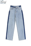 High Waist Vintage Jeans Woman Washes Autumn 2023 Streetwear Pant Casual Loose Y2k Wide Leg Jeans Trousers Female