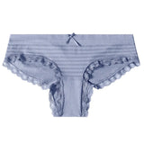 Cotton Panties For Woman Sexy Lace Bow Briefs Women's Underpants Female Lingerie Big Size Ladies