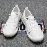 Zingj New Leather Bean Shoes For Men's Casual Driving Shoes Soft Sole Fashion Cover Foot Versatile Lazy Shoes