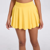 Zingj Pleated Sports Skirt Contains Tennis Bag Quick Drying Tennis Skirt Pants Prevent Naked Fitness Skirt 9905- Outfit