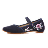 Zingj Shoes Single Shoes Fashion Tendon Embroidered Cloth Shoes Women's Single Shoes Spring And Summer Cloisonne Shallow Cloth
