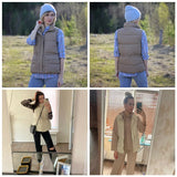 New Autumn Vest Chalecos Para Mujer Winter Vest Women Short Vest New Korean Stand Collar Down Cotton Waistcoat