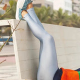 Skinny Pants Fashion Women Stretchy Leggings Sport Sweatpants Colorful Glossy Trousers Women Thin Elastic Joggers 25551 211-0-Outfit